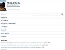 Tablet Screenshot of murchisonlaw.com
