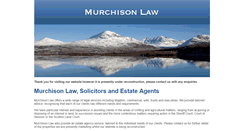 Desktop Screenshot of murchisonlaw.co.uk